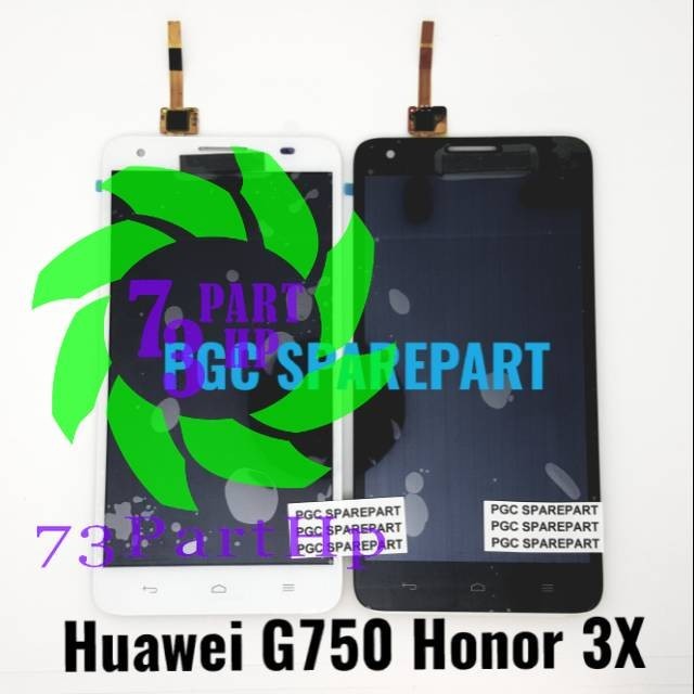 Original OEM LCD Touchscreen Fullset Huawei G750 Honor 3X - 73PartHp
