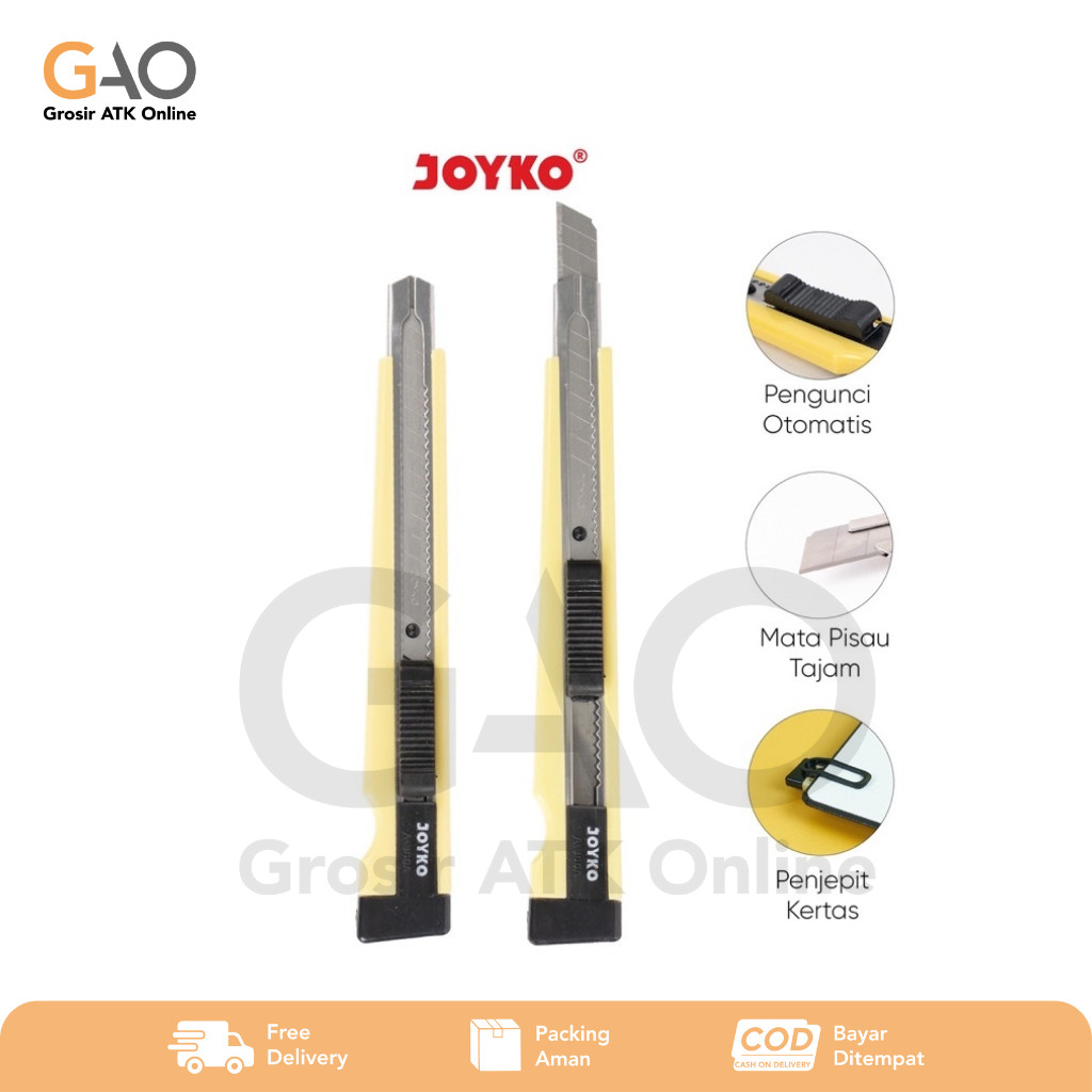 

Cutter Joyko Kater Kecil Pemotong Kertas Pemes A-300-A