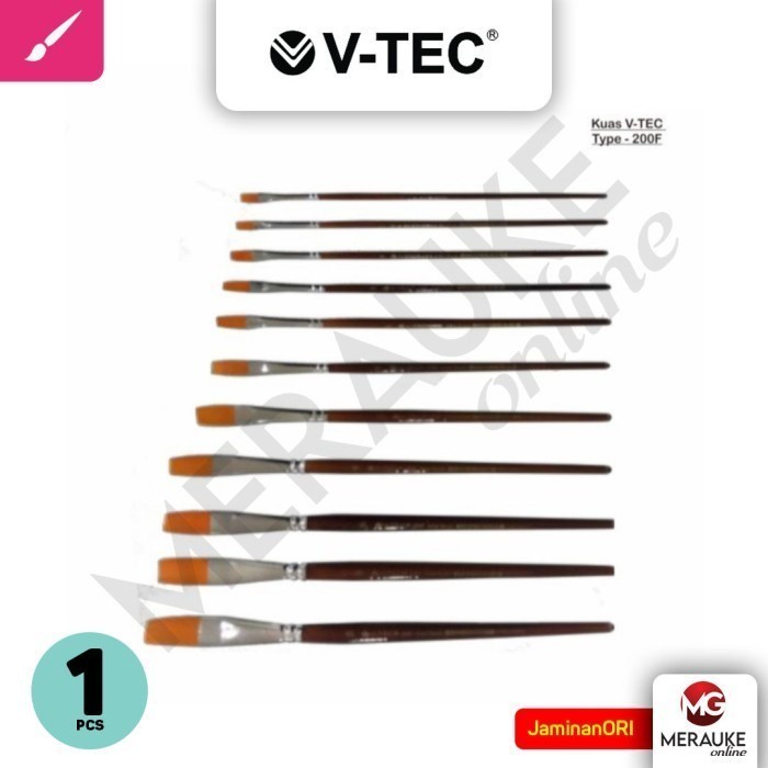 

Kuas Lukis V-TEC Type 200F Flat