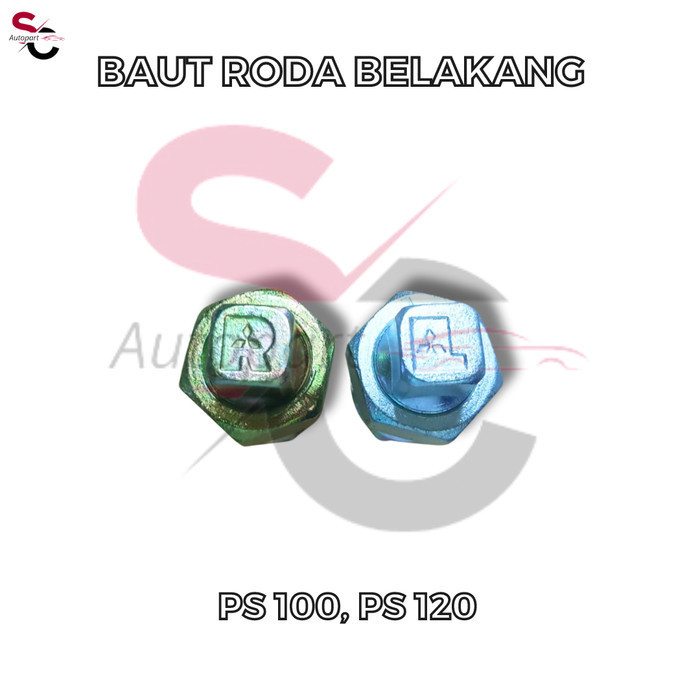 Baut Roda Belakang PS 100, PS 120