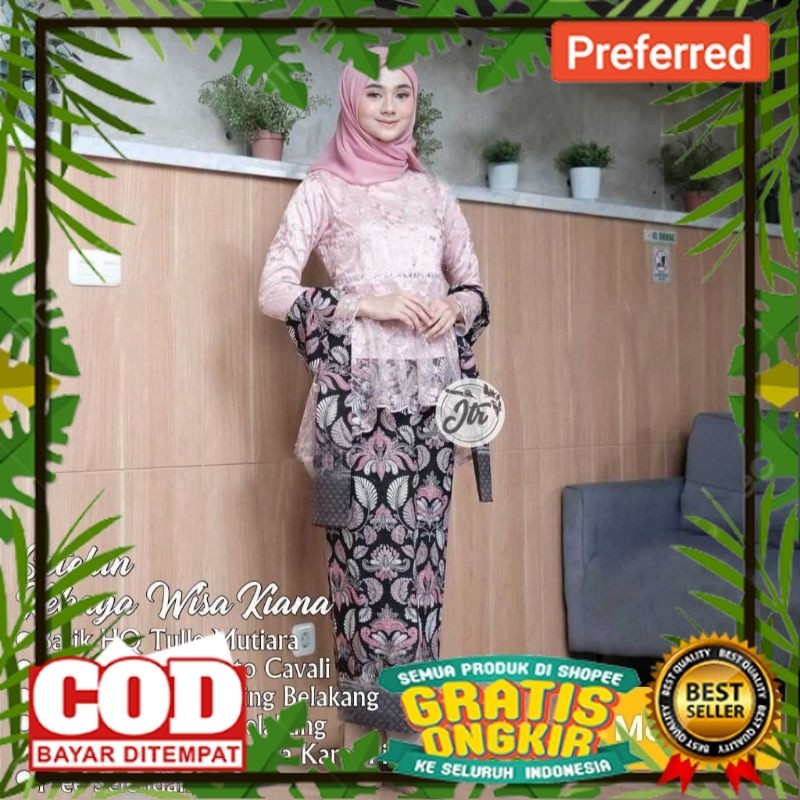 Baju Batik Couple Kebaya Keluarga Set Pakaian Keluarga Sarimbit Batik Kebaya Brokat Keluarga Seragam