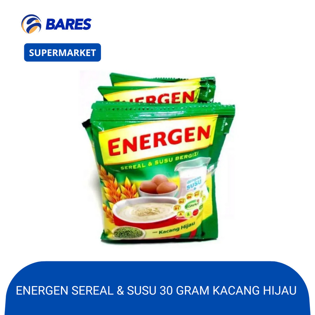 

Energen Sereal Kacang Hijau 30 Gram/10 Sachet