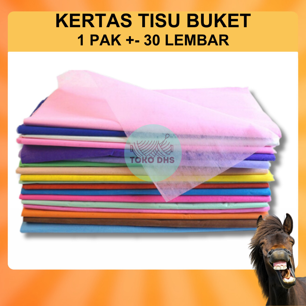 

[MURAH TERLARIS] [ 1 pack ] Kertas Tisu Buket Bunga / Tissue Cotton Paper Flower [DISKON BISA COD]