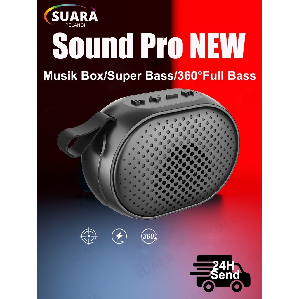 PRO SUPER BAS Music Box Full Bass Bluetooth Speaker Super Bass Portabel Mini Wireless Advance Origin