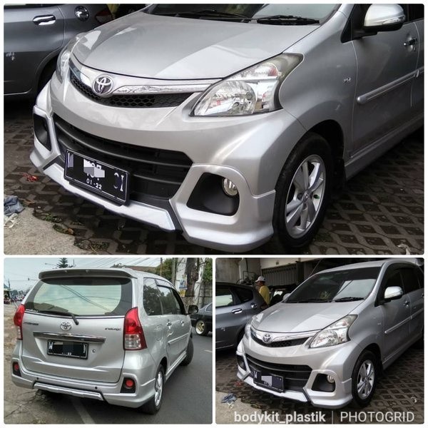 BODYKIT AVANZA VELOZ TAHUN 2012 - 2015 BODYKIT TOYOTA AVANZA VELOZ -  BODYKIT    - bahan fiberglass 