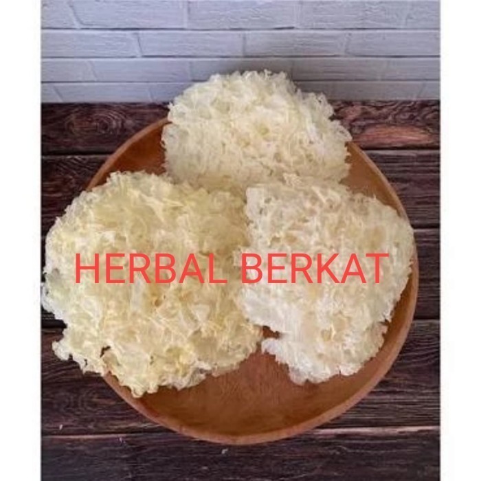 

jamur putih white fungus pek bok ni 100gram