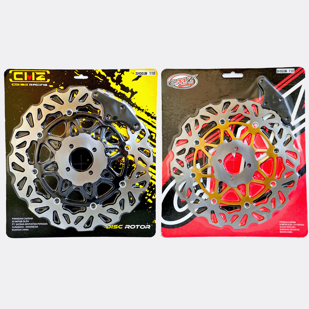Piringan Cakram Depan 300MM SHOGUN 110 Disc Brake Rotor SATRIA 2 TAK HIU Model PSM Free Bracket Kali