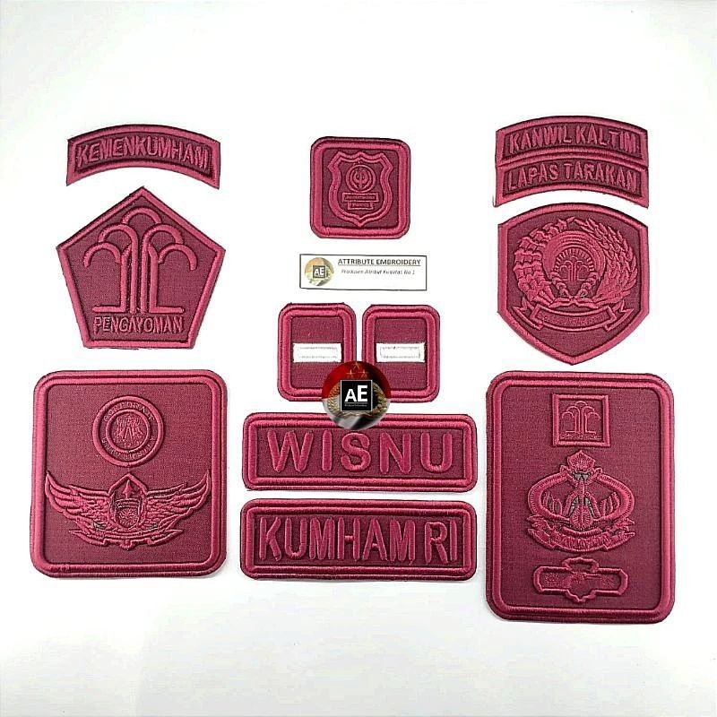 ATRIBUT TAKTIKAL POLSUSPAS  BORDIR TIMBUL TERBARU