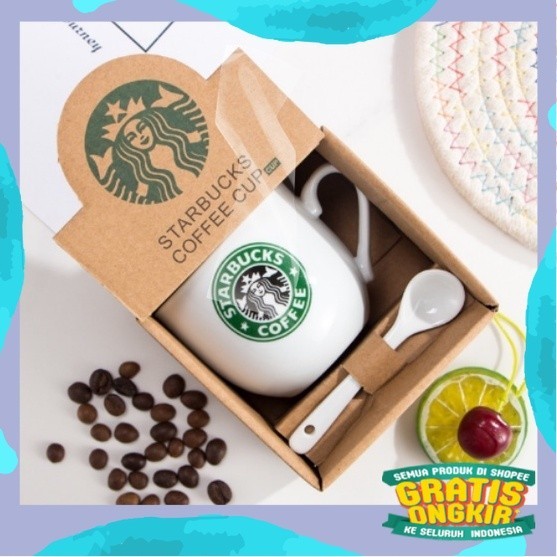 Gelas Kopi Cangkir Kopi Keramik Cangkir Keramik Mug Keramik Starbucks/ kuning coklat abu ungu sage