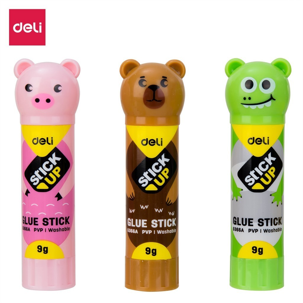 

Lem Glue Stick Deli Motif Binatang 9gr - E6366A