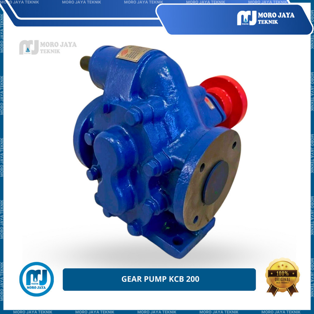 Pompa Oli Cairan Kental Gear Pump KCB 200 200L/min Pompa Only KCB 200