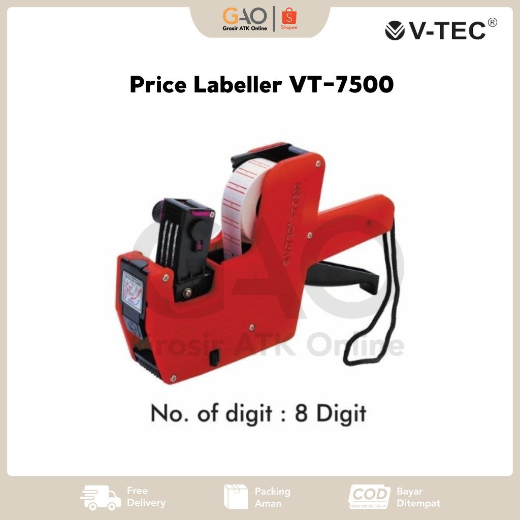 

Price Labeller V-Tec Alat Label Harga V-Tec VT-7500