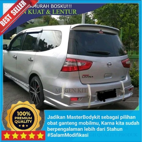 AKSESORIS BEMPER MOBIL BODYKIT ALL NEW GRAND LIVINA IMPUL 2013 2014 2015 2016 2017 NEGO TIPIS Origin