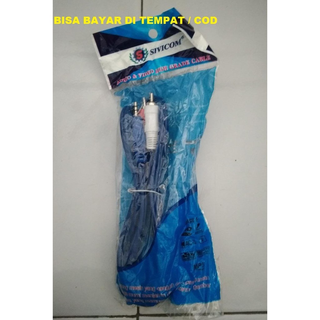 JEK RCA 2X1 SIVICOM  / JEK RCA PLASTIK