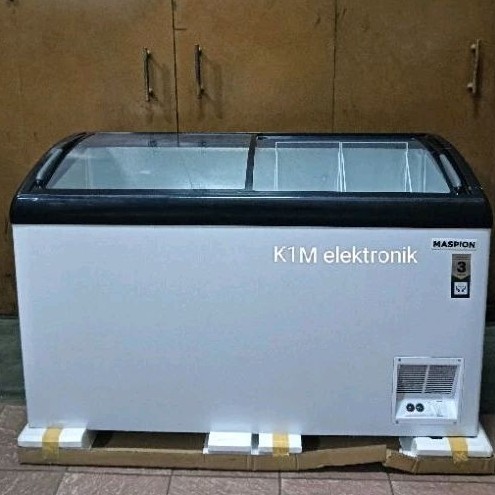 Chest freezer Maspion 400 ltr Slidding Glass UFH400C UFH-400C