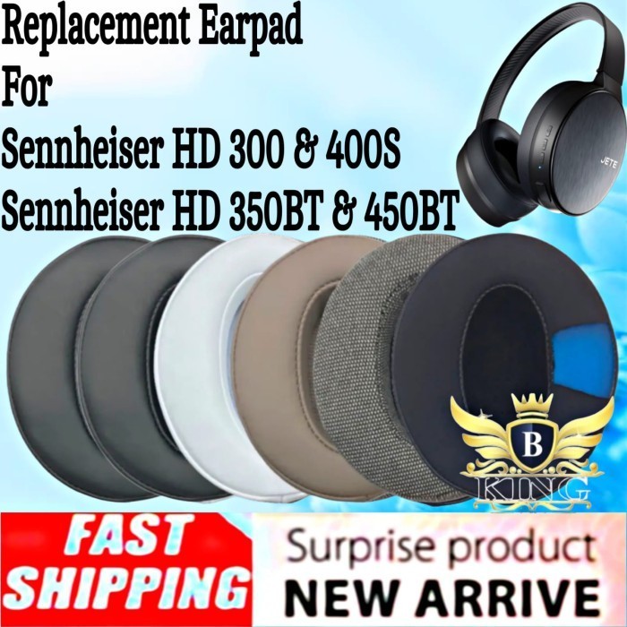Replacement Earpad Busa Headphones Sennheiser HD350BT HD450BT HD400S HD 350BT 450BT 400s 300 350 450