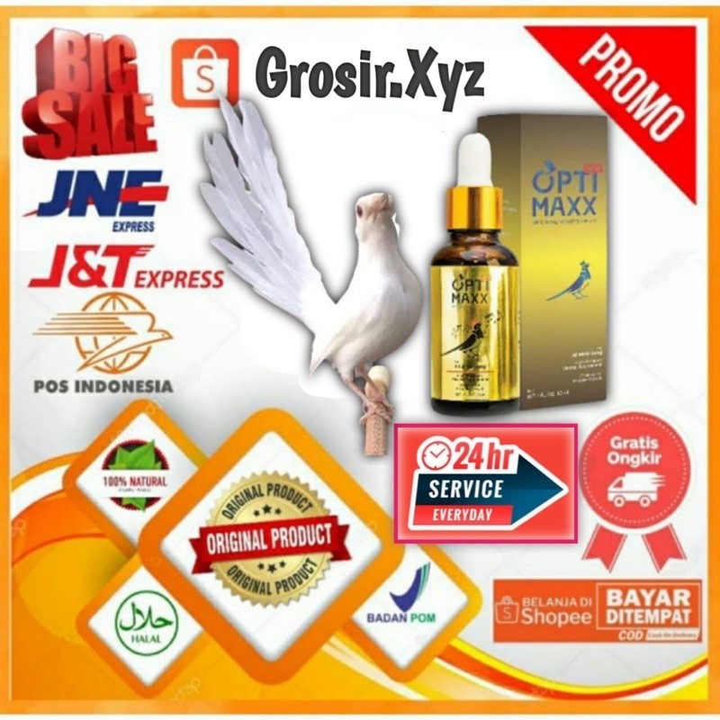 [ COD ] OPTIMAXX Vitamin Burung Asli Original Bird Song Winning Serum OPTIMAXX Vitamin Suplemen Buru
