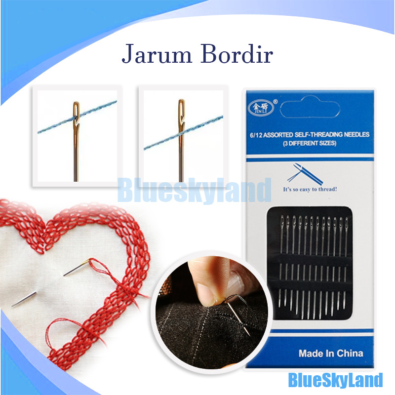 5PCS Jarum Jahit Praktis Set Isi 12 Pcs / Jarum Jahit Magic Praktis Jarum Sulam Jarum Tangan Jahit /