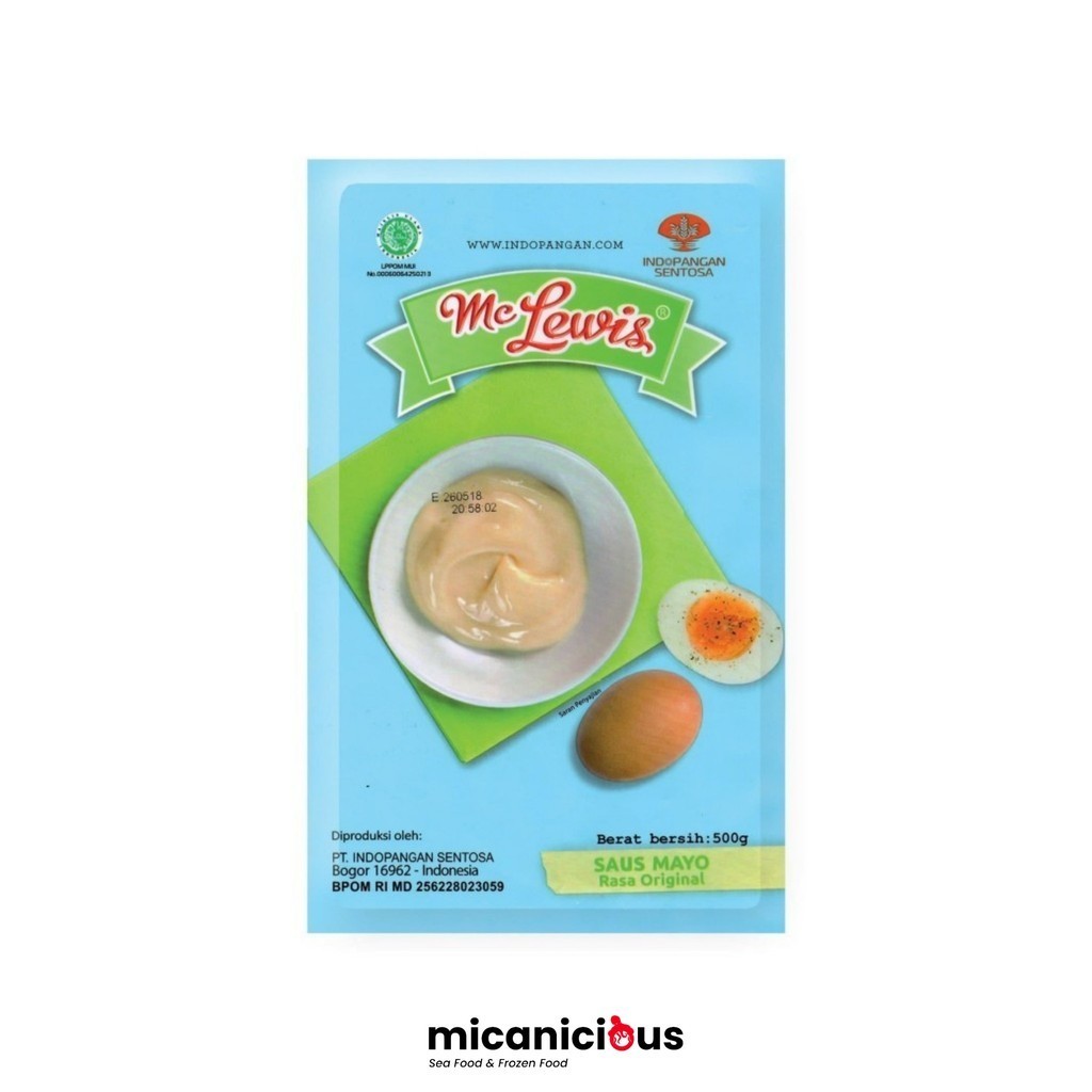 

MC LEWIS SAUS MAYO ORIGINAL / MAYONNAISE 500GR