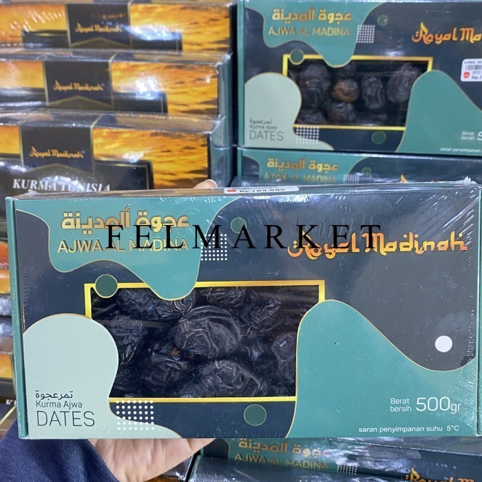 

Kurma Ajwa Al Madinah Dates 500 grm