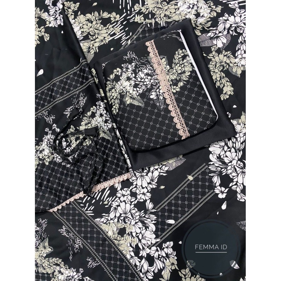 Mukena Armani Silk Anak  - mocca