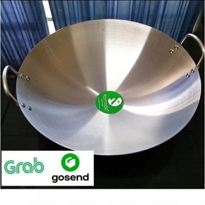 Kuali Stainless 30 cm / Wajan Stainless 30 cm Merek Komodo