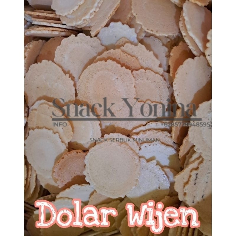 

Snack Kiloan Termurah!!!Dolar Wijen Free Bubble WrapGratis Ongkir & COD