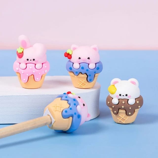 

STIPA Rautan Pensil Karakter Fancy Pencil Sharpener Stationery Sekolah Kantor SHA-CAKE