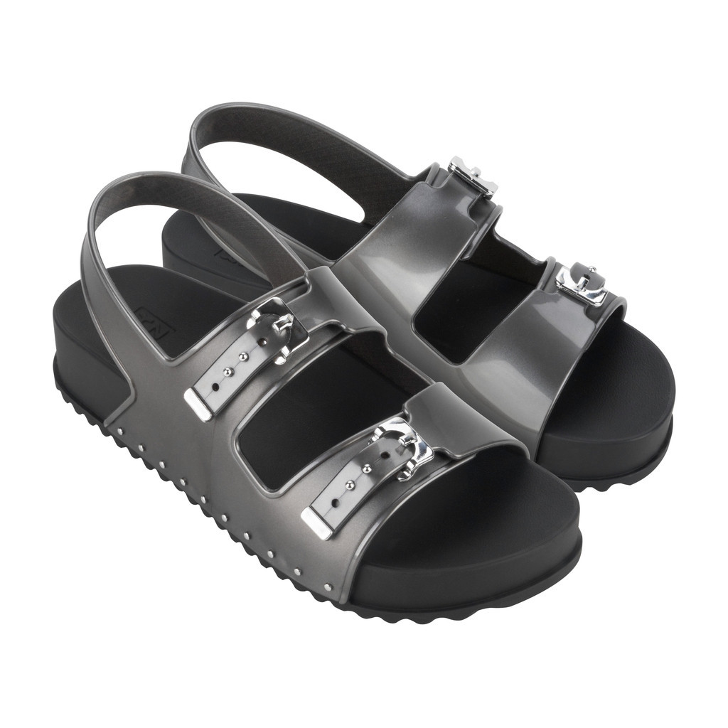 Sepatu Sandal Wanita Zaxy Road Sandal Ad Dark Silver