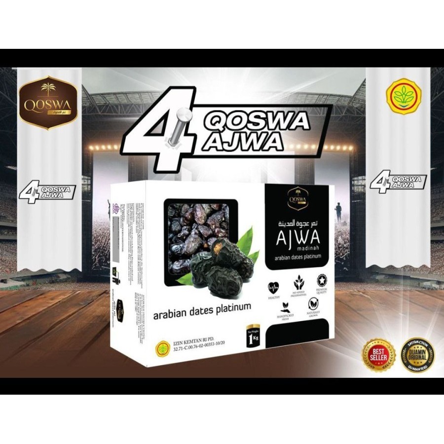 

Kurma AJWA QOSWA Madinah Kurma Nabi Asli Madina Kurma Ajwa PREMIUM Isi 1 Kg