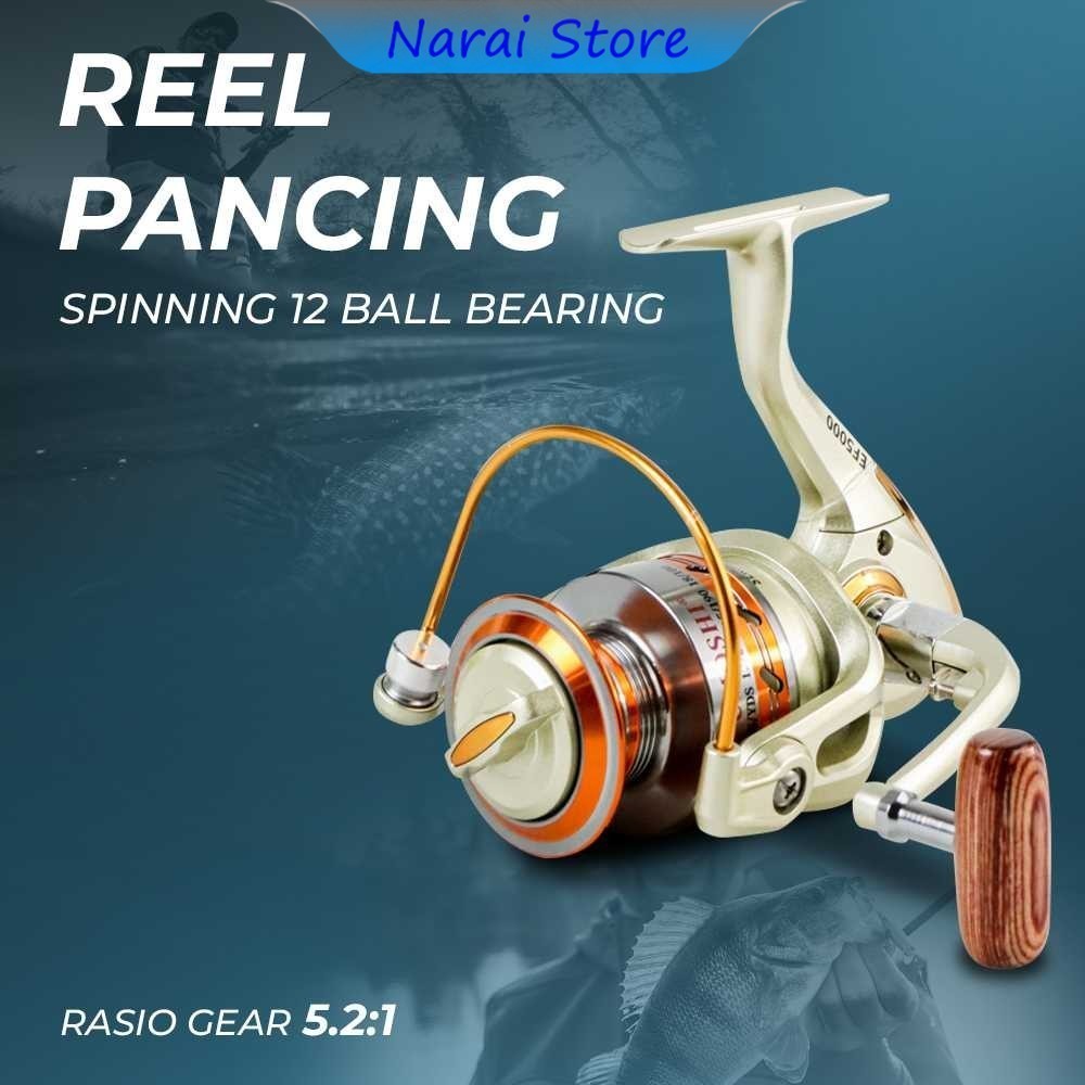 YUMOSHI REELSKING Reel Pancing Spinning 12 Ball Bearing - EF5000