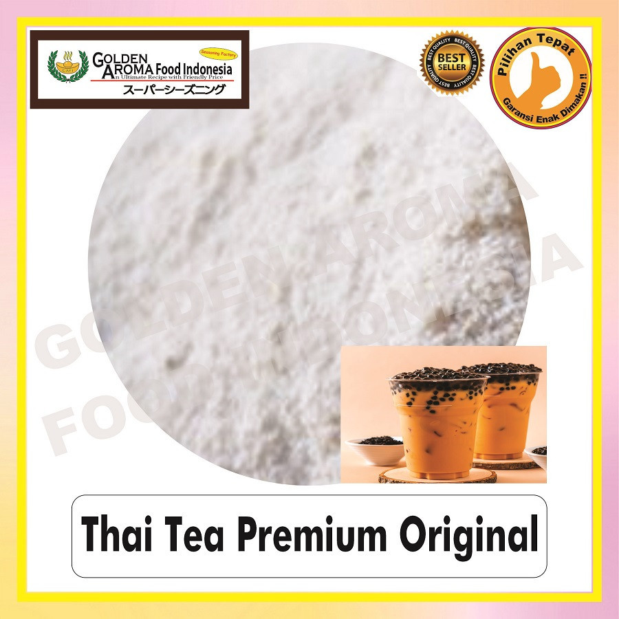 

Bubuk Tabur Manis Thai Tea Premium 1Kg Bubuk Minuman Thaitea Thailand 1 Kg Murah Enak Drink Powder