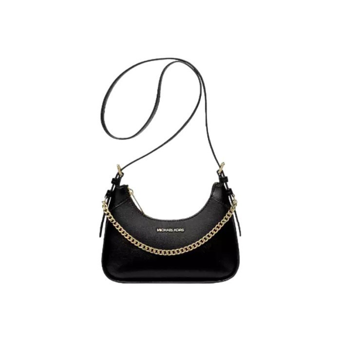 Tas Wanita Cewek Perempuan MK Wilma Small Chain Crossbody Bag - Black 100% ORIGINAL