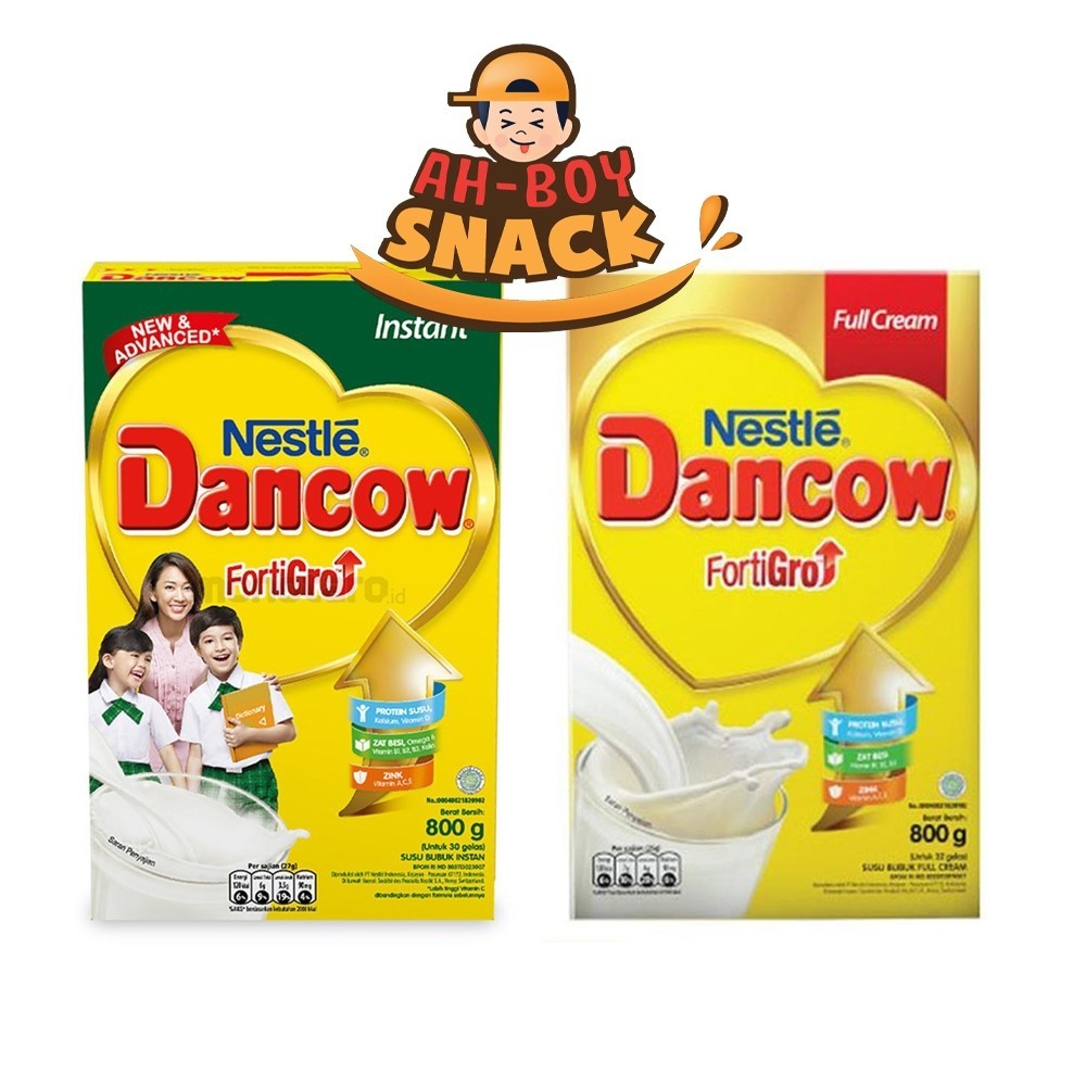DANCOW FORTIGRO 780 GRAM - SUSU DANCOW INSTANT 800 GRAM - SUSU DANCOW FULL CREAM 780 GRAM