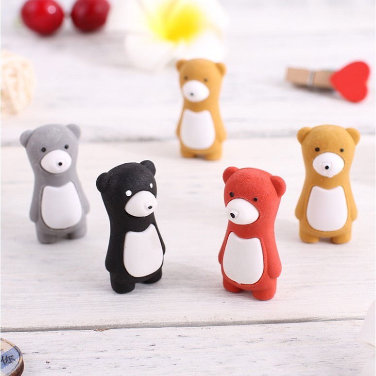 

PENGHAPUS PENCIL MOTIF POLAR BEAR LUCU IMUT / ERASER PENCIL Terlaris