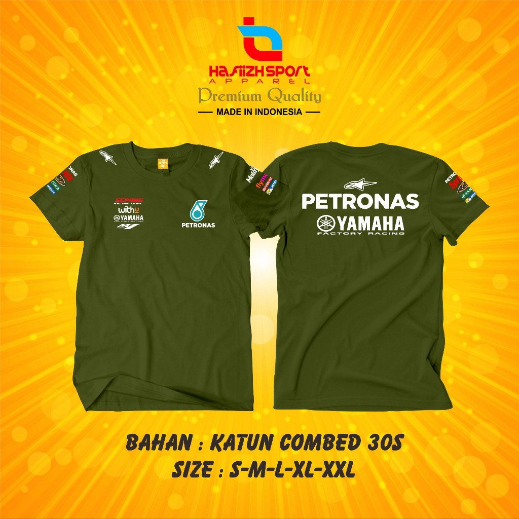 BAJU KAOS RACING PETRONAS YAMAHA FACTORY PREMIUM