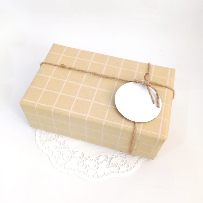 

AST Gird Kraft Wrapping Paper | kertas packing coklat bungkus barang