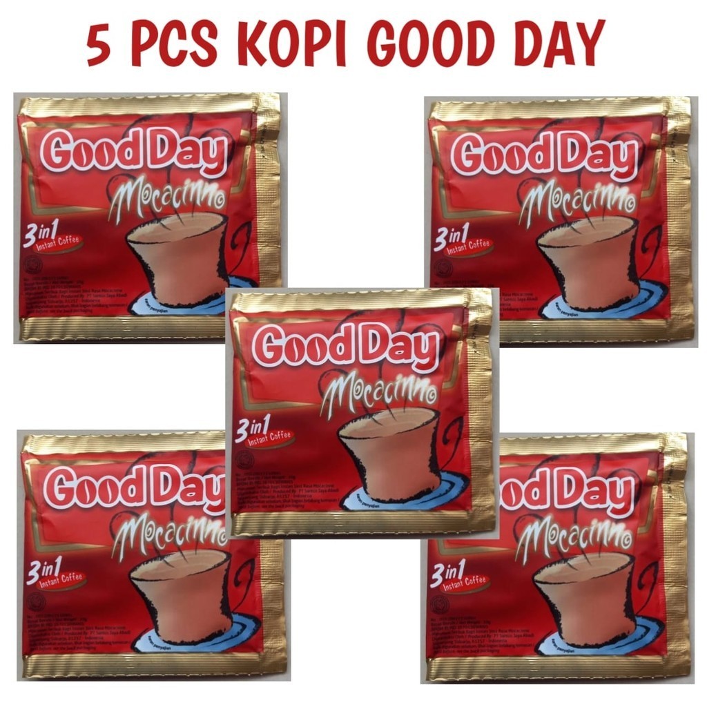 

Warung M2- 5 Pcs Kopi Good Day Mocaninno Instant Coffee