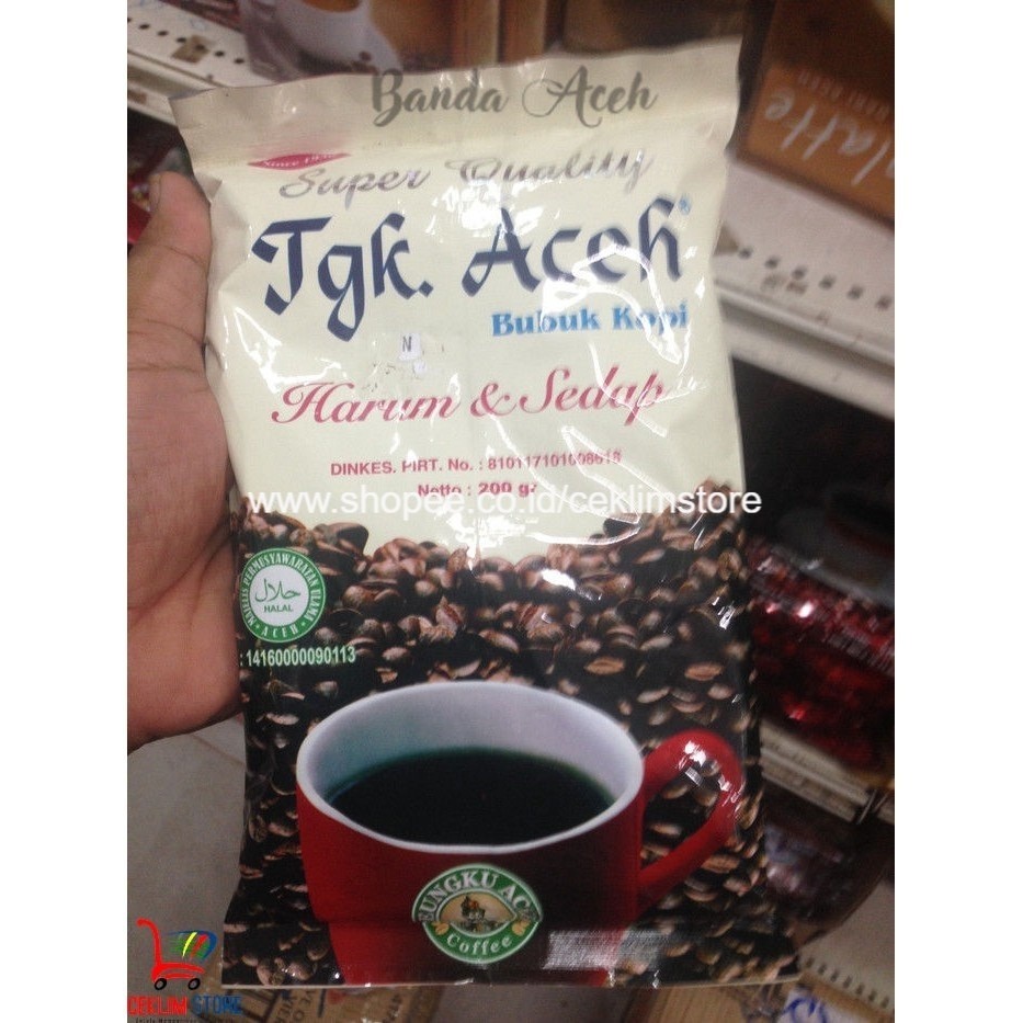 

Kopi Tgk Aceh Super 200 Gr