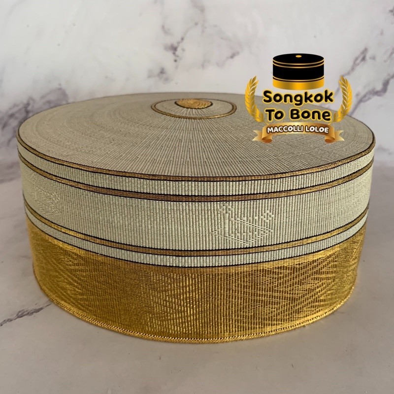 

Songkok Recca Pinggiran Emas - Songkok Bugis - Songkok To Bone - SRPE