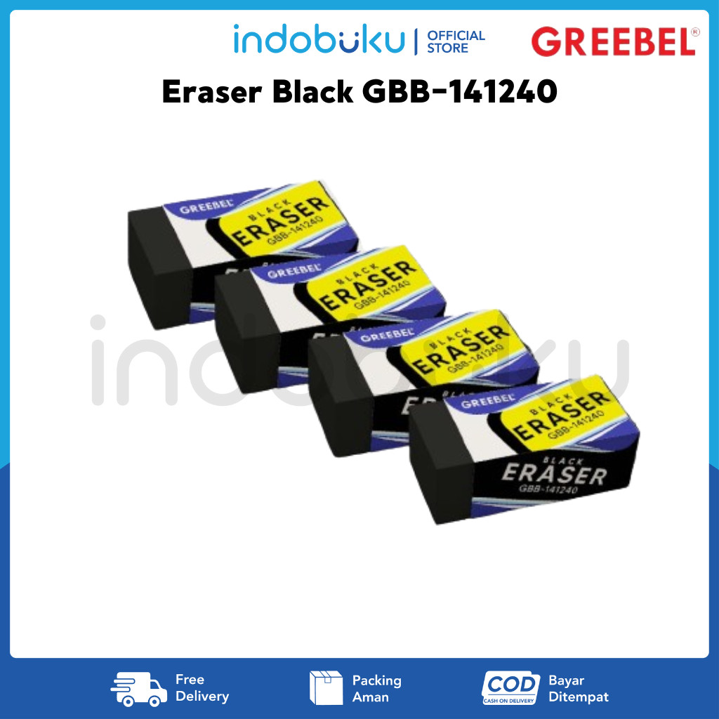 

Eraser Black Greebel GBB-141240 Penghapus Hitam Greebel GBB-141240
