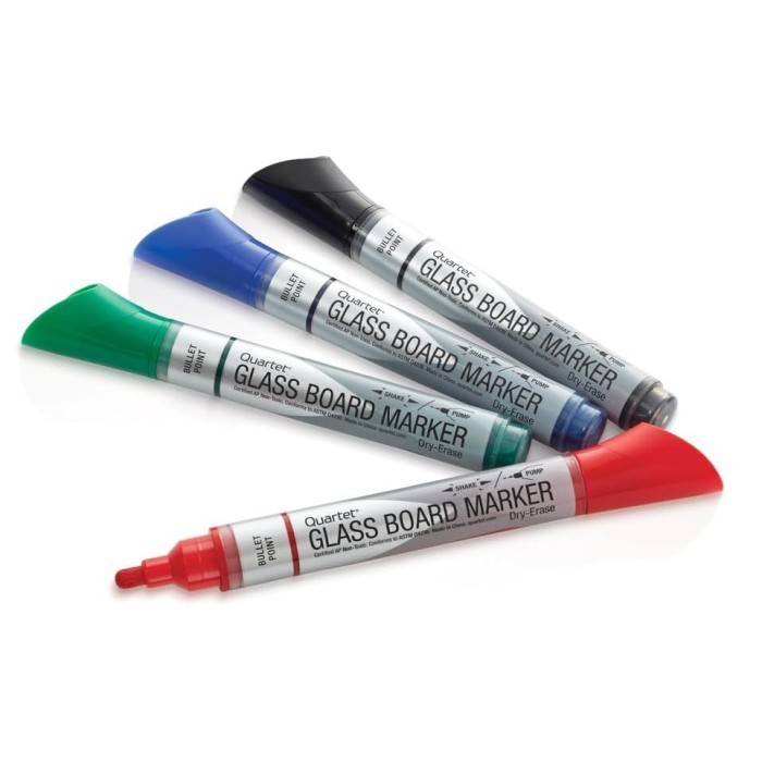 

Quartet Marker Glass Board Premium Dry Erase Bullet Tip Set