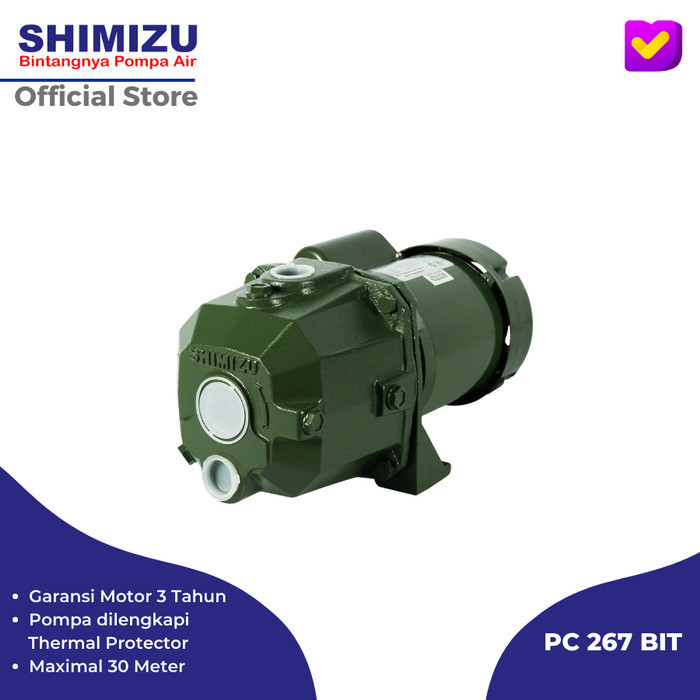 Shimizu PC-267 BIT Mesin Pompa Jet Pump Shimizu PC 267 BIT Otomatis