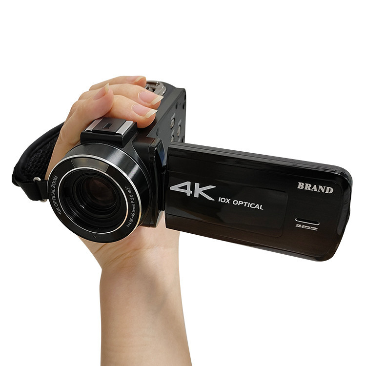 Kamera Video Digital Zoom Optik 10x Profesional Super Baru Kamera Video 4K 3 Inci Wifi Kamera Video 