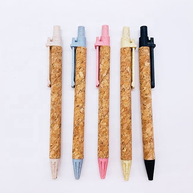 

Pena 2020 Mudah Terurai Pulpen Mudah Terurai LOGO Gabus Plastik