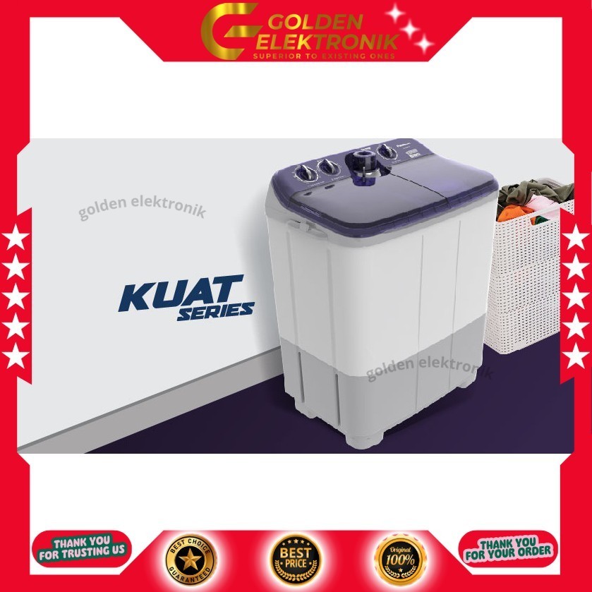 MESIN CUCI PANASONIC NAW145 FC 14KG 2 TABUNG 145FC LOW WATT 145 FC