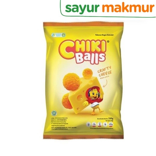 

Chiki Balls Keju 200 gram Sayurmakmur