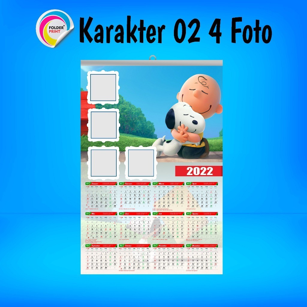 

Cetak Kalender Custom Dinding Foto Karakter Free Design Art Karton 260 Gsm Kalender Free desian