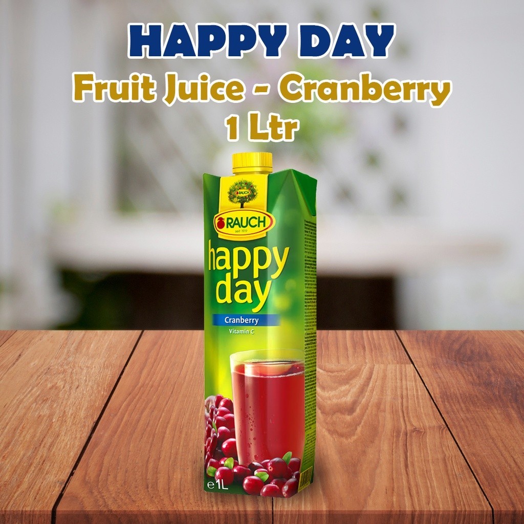 

Rauch Happy Day Fruit Juice 1 Liter - Cranberry