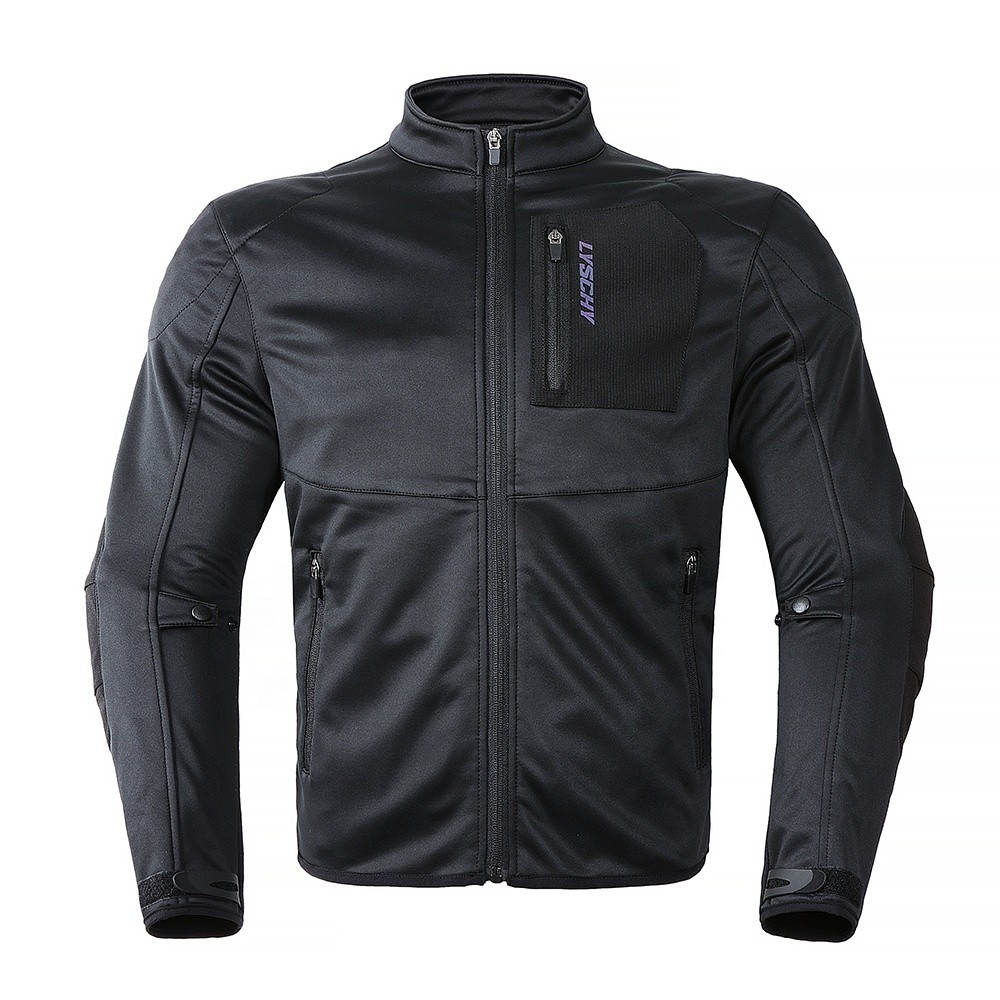 Jaket sepeda motor pria lychy jaket Armor seluruh tubuh sepeda motor mantel roda gigi pelindung CE b